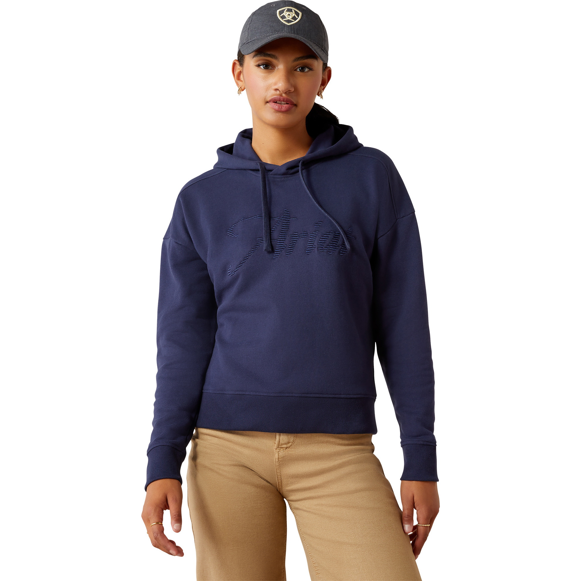 2025 Ariat Womens Just Hoodie 10055223 - Navy Eclipse